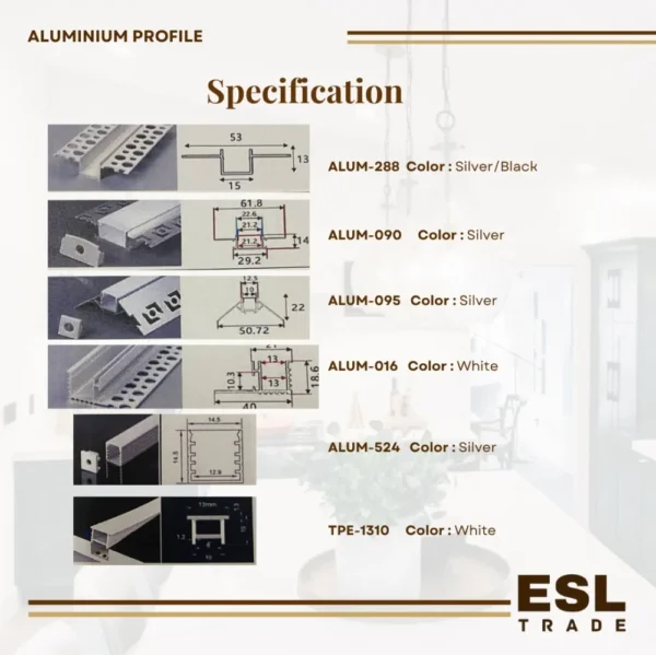MESALED ALUMINIUM PROFILE - Image 2
