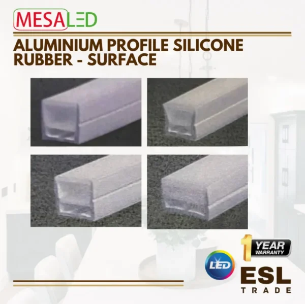 MESALED ALUMINIUM PROFILE SILICONE RUBBER