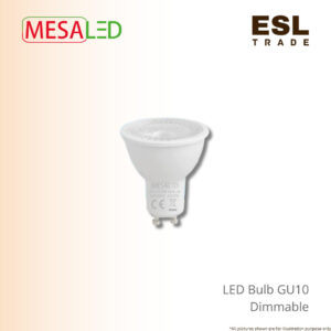MESALED GU10 LED Spotlight Bulb 8W Dimmable - Energy Saving 25,000 Hrs Lifespan