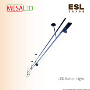 MESALED LED Batten Light 25W 50W - 2FT 4FT High Lumen LED Batten Fixture