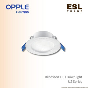 OPPLE US Series Recessed LED Downlight 9W 12W 18W 22W - Energy Saving Flicker-Free Recessed Light for Home & Commercial Use