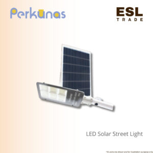 PERKUNAS LED Solar Street Light 100W 200W 300W 400W - Outdoor Lamp for Road, Park & Parking Lot