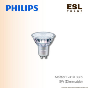 PHILIPS MASTER LED GU10 Dimmable Bulb 5W EyeComfort Spot Light