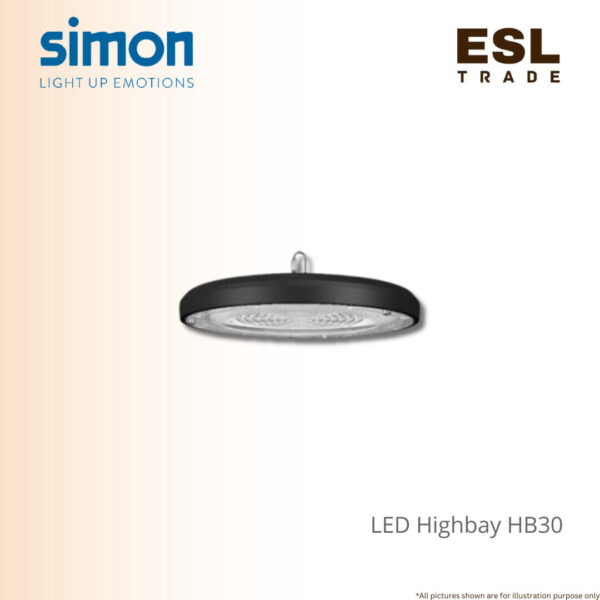 SIMON LED High Bay Light 100W /150W /200W - IP65 Long Life 10 years for Warehouse & Industrial Use
