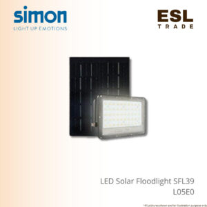SIMON SFL39 LED Solar Floodlight 50W/ 100W/ 200W - IP65 Outdoor & Garden Lighting