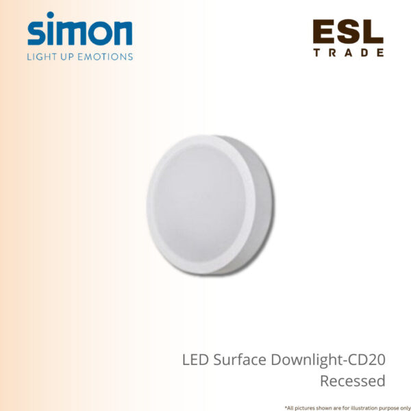 SIMON LED Surface Downlight CD20 14W/ 23W - Modern Round Ceiling Light