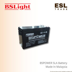 BSLIGHT BSPOWER 12V 7.2Ah SLA Battery - Made in Malaysia