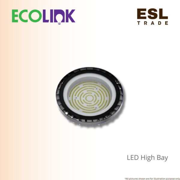 ECOLINK LED Highbay Light 100W 150W 200W - IP65 Weatherproof Industrial High Bay Lamp SIRIM