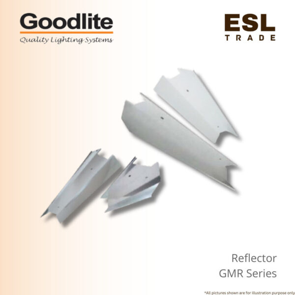 GOODLITE GMR Series Bare Batten Reflector - Single Twin Tube