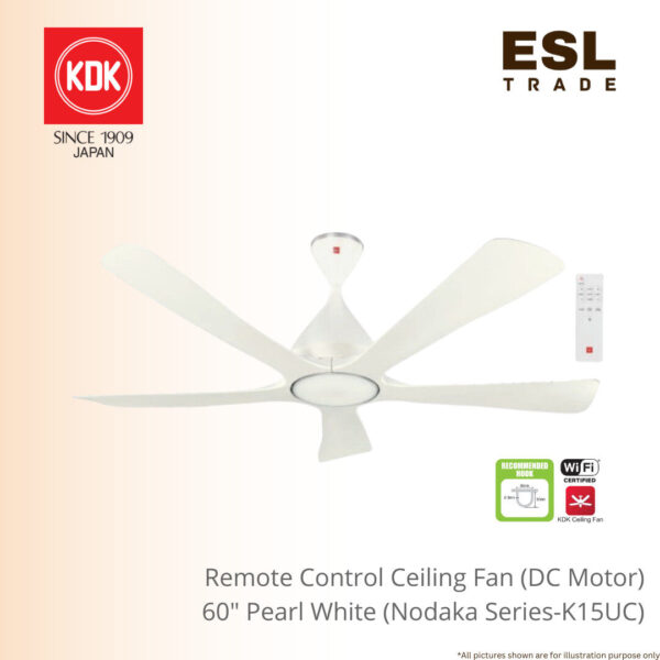 KDK Remote Control Ceiling Fan K15UC
