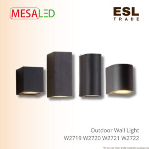 MESALED Outdoor Wall Light IP65 - W2719 W2720 W2721 W2722