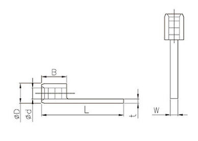 Non Insulated Flat Pin 