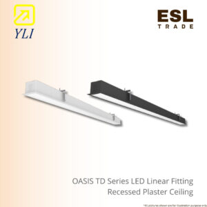 YLI OASIS TD Series LED Linear Fitting (Recessed Plaster Ceiling)