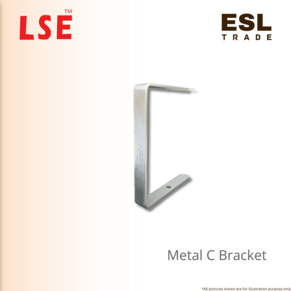 C Bracket - Metal Cable Trunking & Wiring Support
