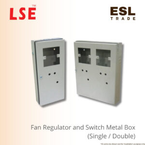 Durable Fan Regulator & Switch Metal Box (Multi-size)