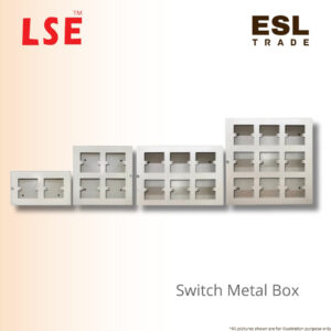 Durable Mild Steel Fan Switch Metal Box