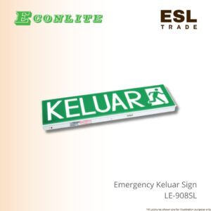 ECONLITE Self-Contained Emergency Keluar Sign LE-908SL