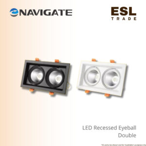 NAVIGATE COB LED Recessed Eyeball - Double
