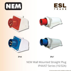 Wall Mounted Straight Plug