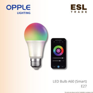 OPPLE LED Smart Bulb A60 E27 9W RGB