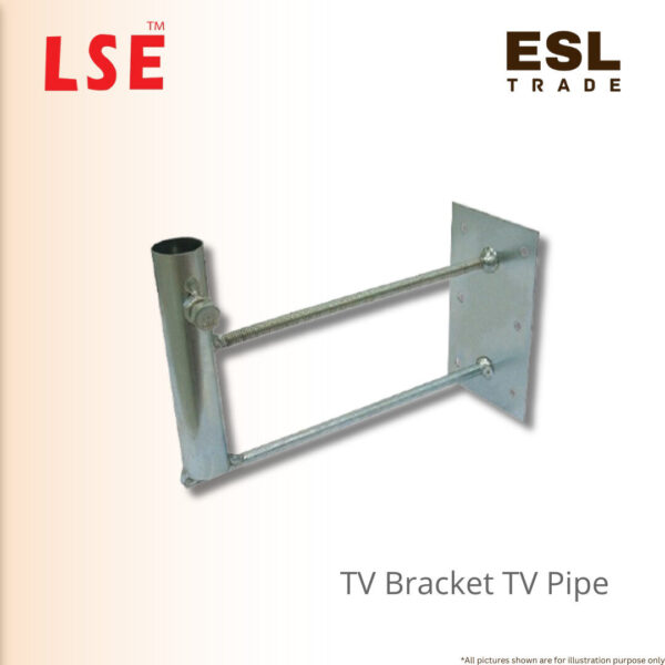 TV Aerial Pipe Bracket | L-Shaped Antenna Mount
