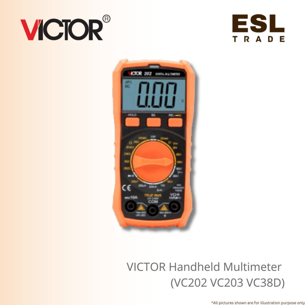 VICTOR Handheld Multimeter VC202 VC203 VC38D-Excellent Accurate ...