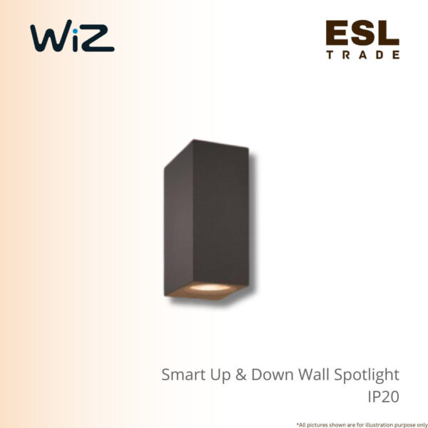 WiZ Up & Down Wall Spotlight 5W - Dimmable IP20