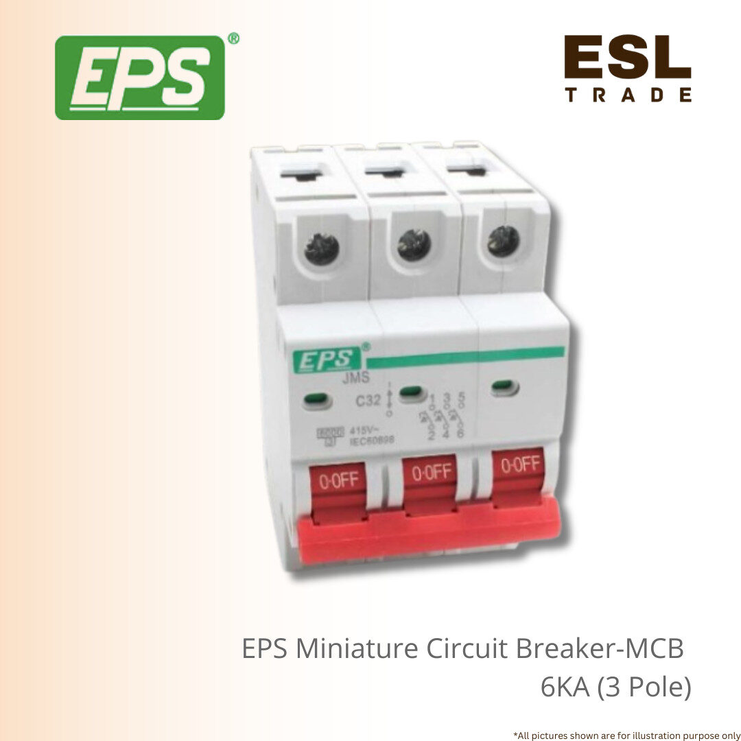 Miniature Circuit Breaker HSB6C, 16 Amp Current, 1 Pole, Type C, 6kA