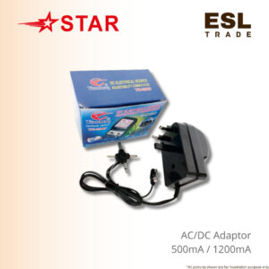 STAR AC DC Adaptor 500ma 1200ma