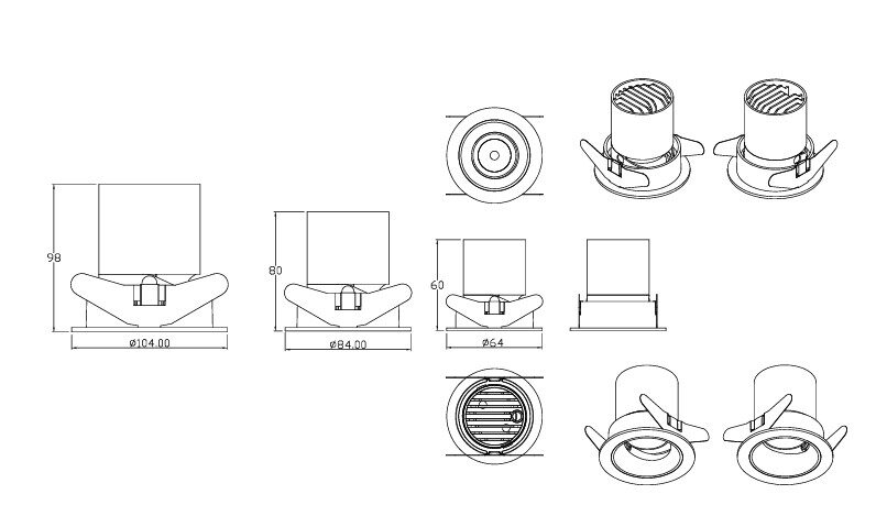 PHlLIPs smartbright Dimmable spot (RS051B LED4) (Detail B)