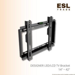 DESIGNER LED LCD TV Bracket 14- 42 Black - DS-1442TVB
