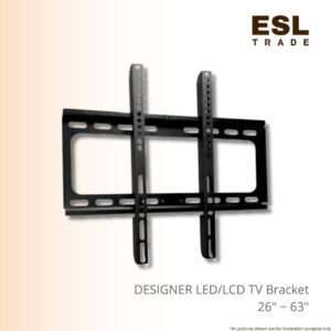 DESIGNER LED LCD TV Bracket 26- 63 Black - DS-2663TVB