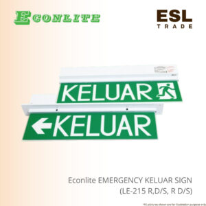 Emergency Keluar Sign