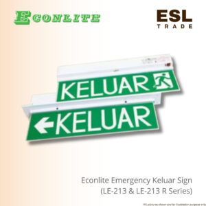 emergency keluar sign